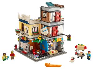 LEGO Creator 31097 - Stadthaus mit Zoohandlung & Café - Produktbild 01