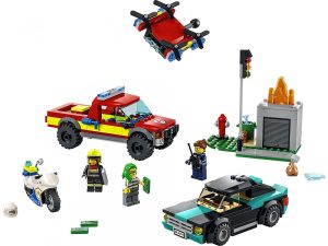 LEGO City 60319 - Löscheinsatz und Verfolgungsjagd - Produktbild 01
