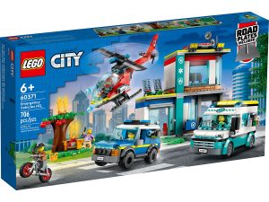 LEGO City 60371 - Hauptquartier der Rettungsfahrzeuge - Produktbild 03