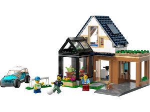 LEGO City 60398 - Familienhaus mit Elektroauto - Produktbild 01