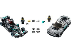LEGO Speed Champions 76909 - Mercedes-AMG F1 W12 E Performance & Mercedes-AMG Project One - Produktbild 01